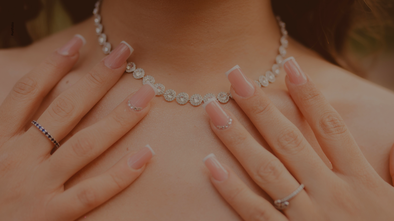 Beige Aesthetic Minimalist Jewellery Presentation